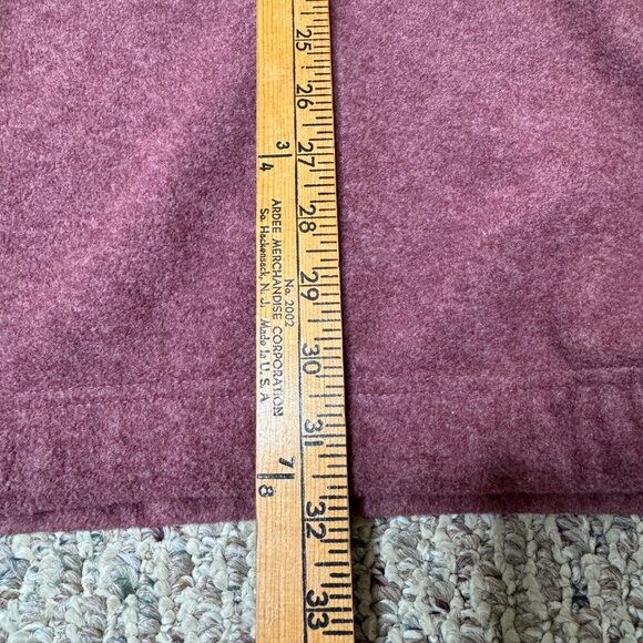 SRT Burgundy 1/4 Zip Pullover Sweater Men's L - Picture 5 of 10